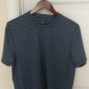 Myles Men's Size M Blue Striped Tee